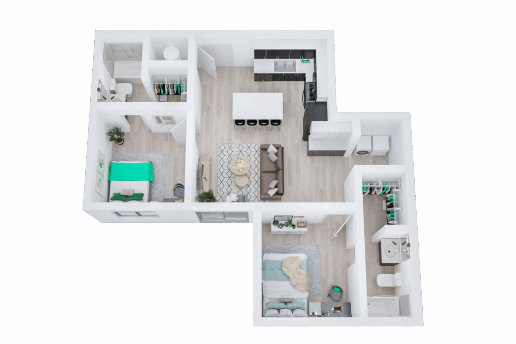 2BR/2BA – The Meg